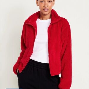 Women's Red Fleece Jacket